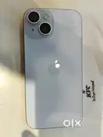 I phone 15 ice blue colur with bill box 94% battery 4 month in waranty