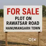 showroom plot for sale in hanumangarh town