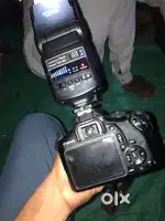 Cannon1300d fresh condition with flash camera