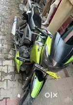 Nice bike and back tyre is driven only 100 km