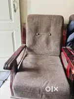 Wooden sofa set=3Seater+2Seater= comfortable