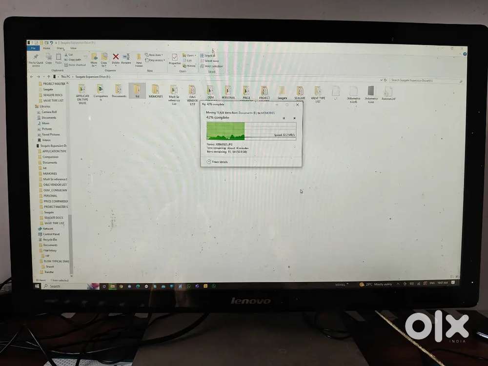 Lenovo PC 30 Inch Size