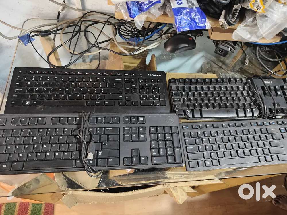 Branded keyboards in good working condition