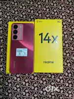 5G 
REALME 14X 
 6GB RAM 128GB  
full kit Avilable