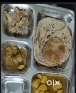 Tiffin service ablable  one diet 37 ₹ And 2 diet 74₹