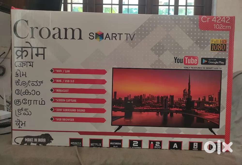 SMART TV 40 INCH FULL HD AVAILABLE 1 YEAR WARRANTY