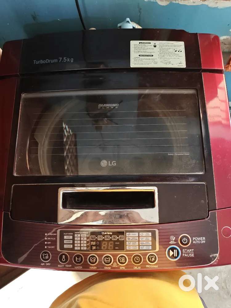 LG Fully automatic front Load , weight 7.5 kg
