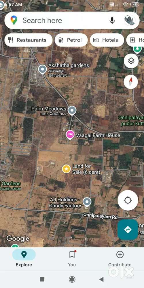 Residential Plot 6 Cent for Sale at Bilichi