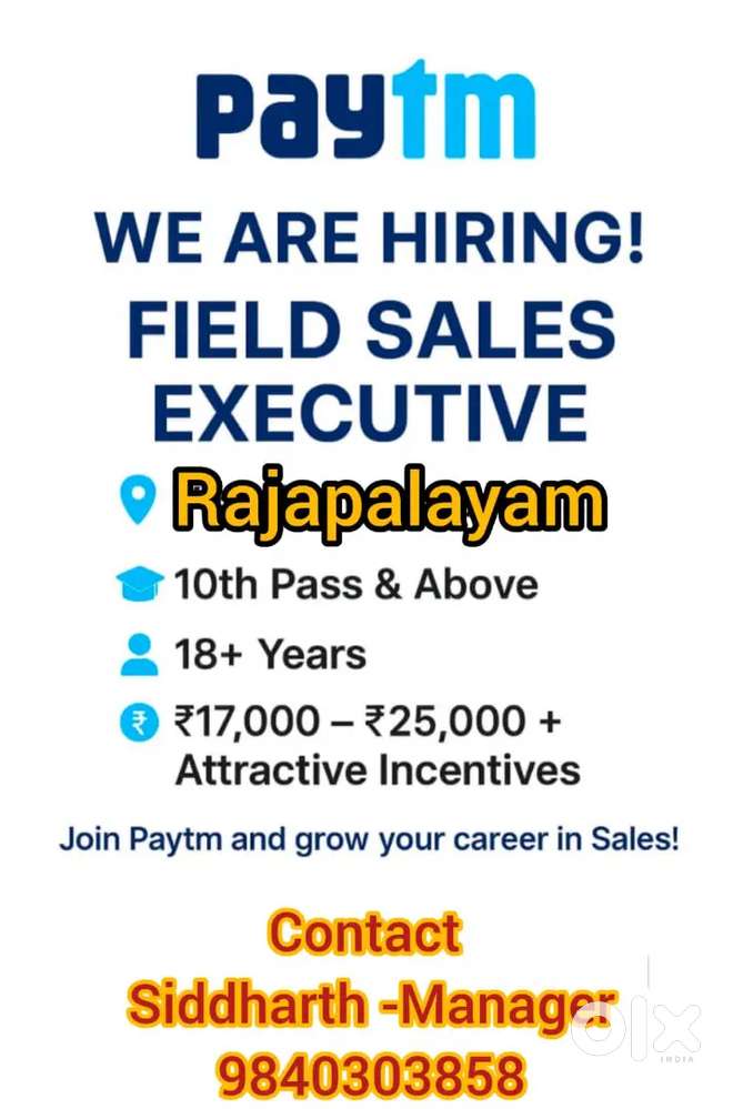 Field Sales Executive PAYTM
