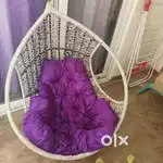 Swing with cusion