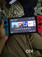 Nintendo switch oled with games