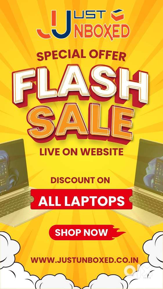 Flash Sale on All Laptops  Best Prices  Just Unboxed