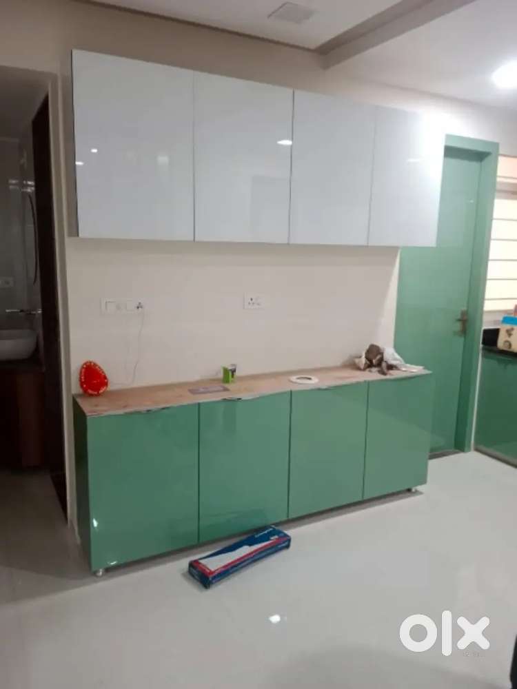 2 BHK flats in complete furniture pop colour work solution