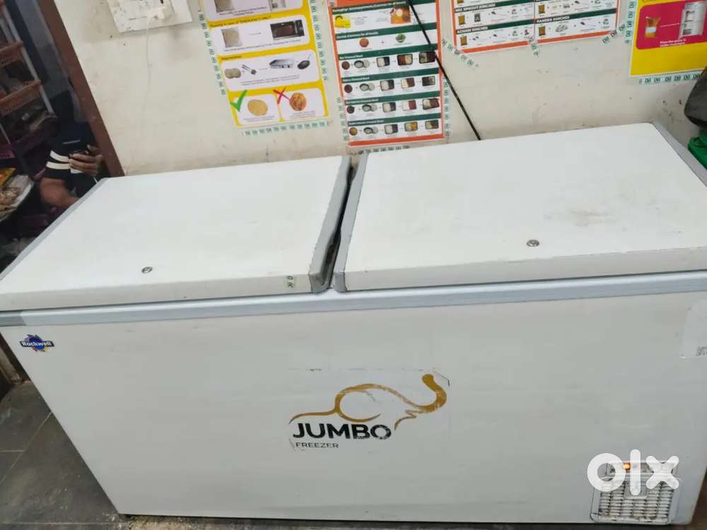 Double door deep freezer