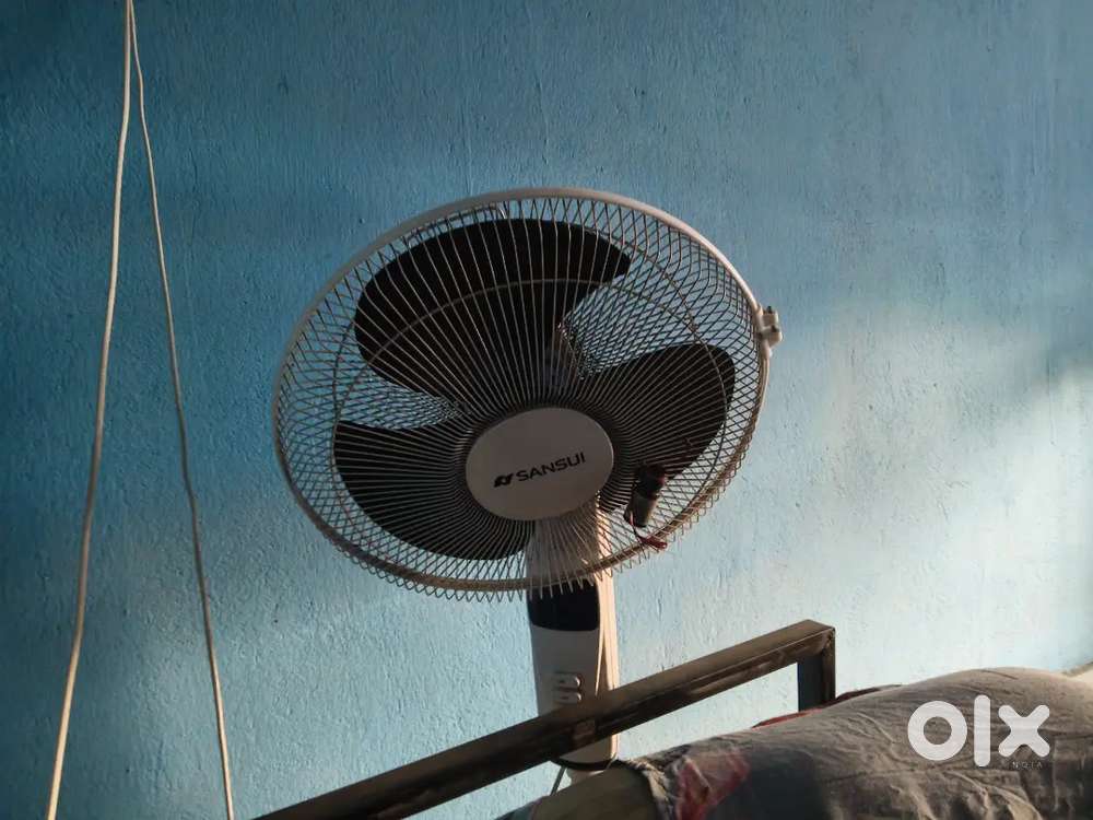 2 stand fan of luminous and Sansui