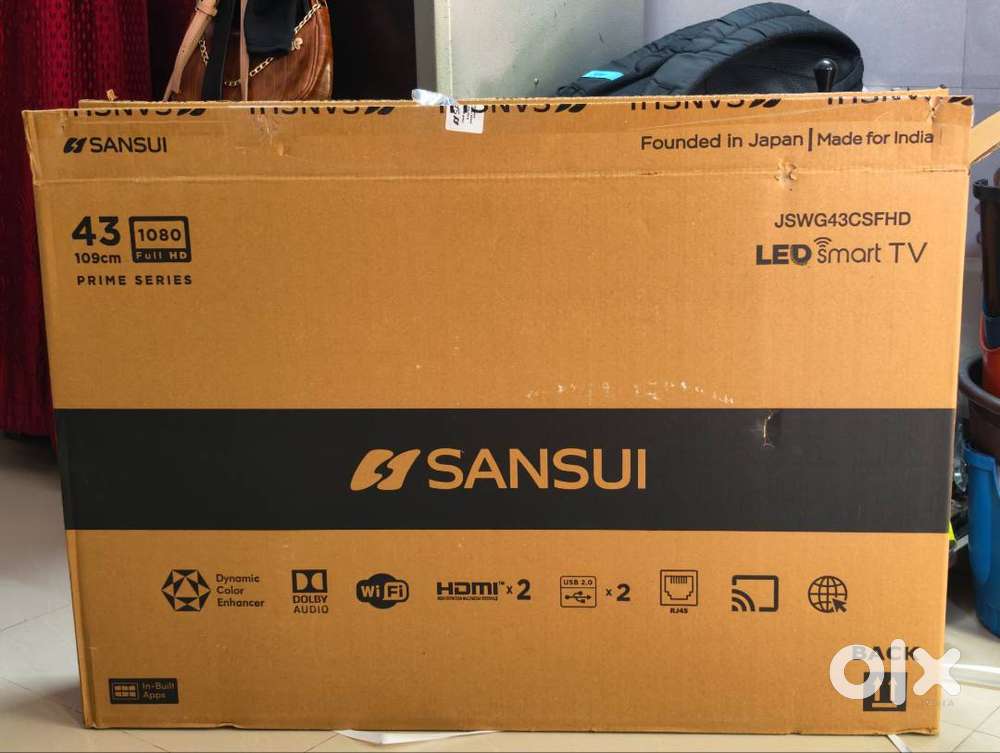 Brand new tv (SANSUI 43 INCH)