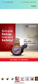 LPG gas safety device