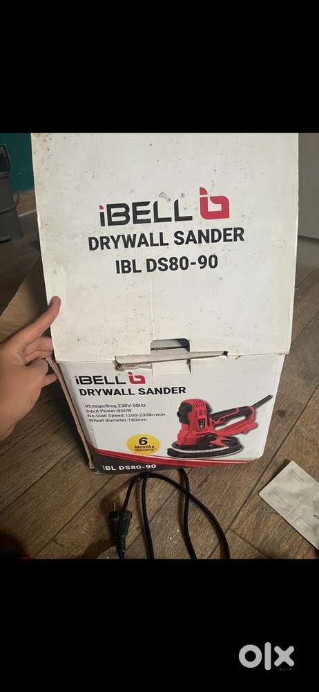 Drywall sander and velcro sand paper pack of 5