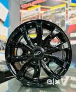 17inch Mahindra Xuv 500 Glossy Metallic Black Oem Alloys set of 4