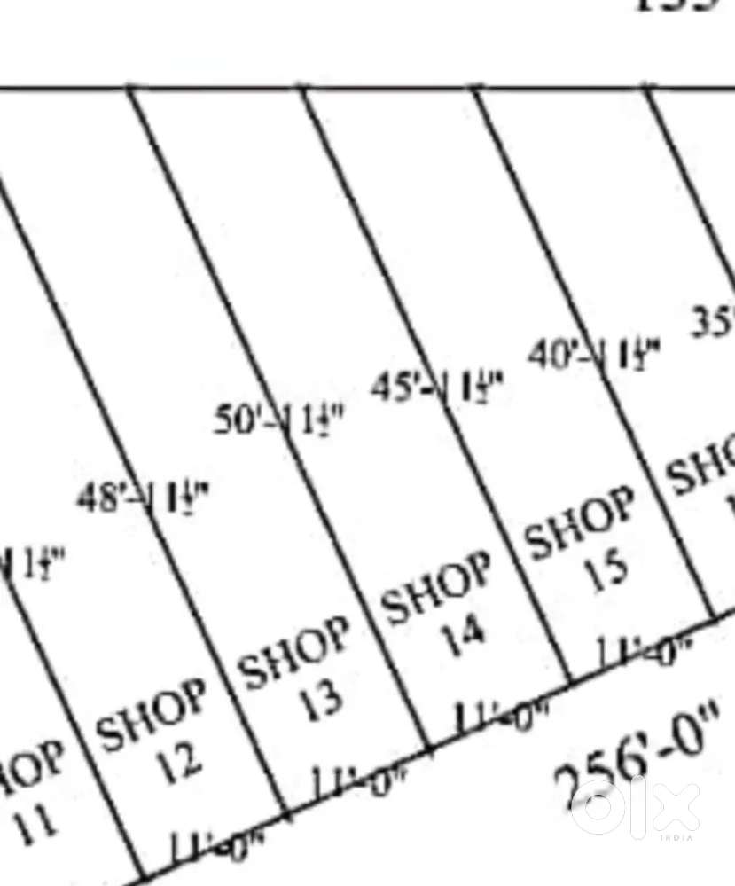 Commercial 3 shops for sale per shop size 11×46