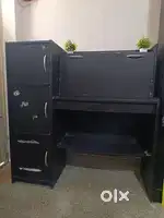 Computer table cum Study table with storage rack