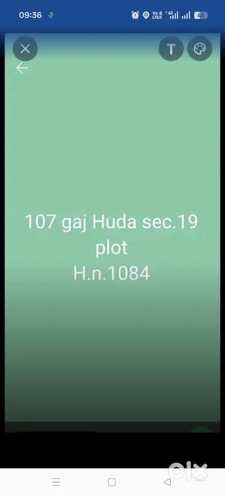 107 yard Huda sec.19 Near by Shopping Complex,near by park