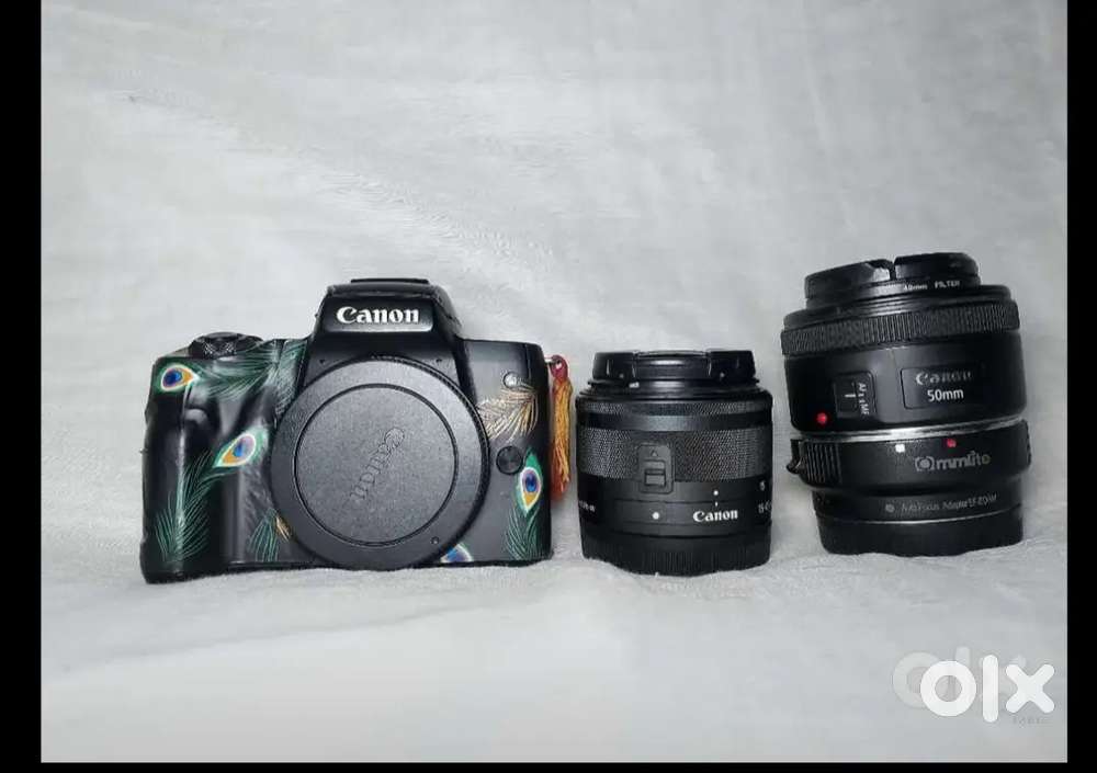 Canon M50 Marka 2 full satup dual battery 50 mm. kit lane. LED.charger