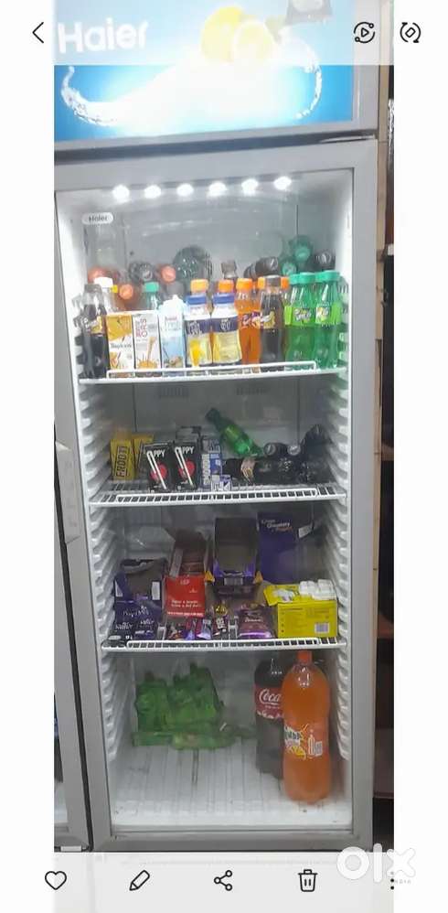 Glass top freezer  hair company
