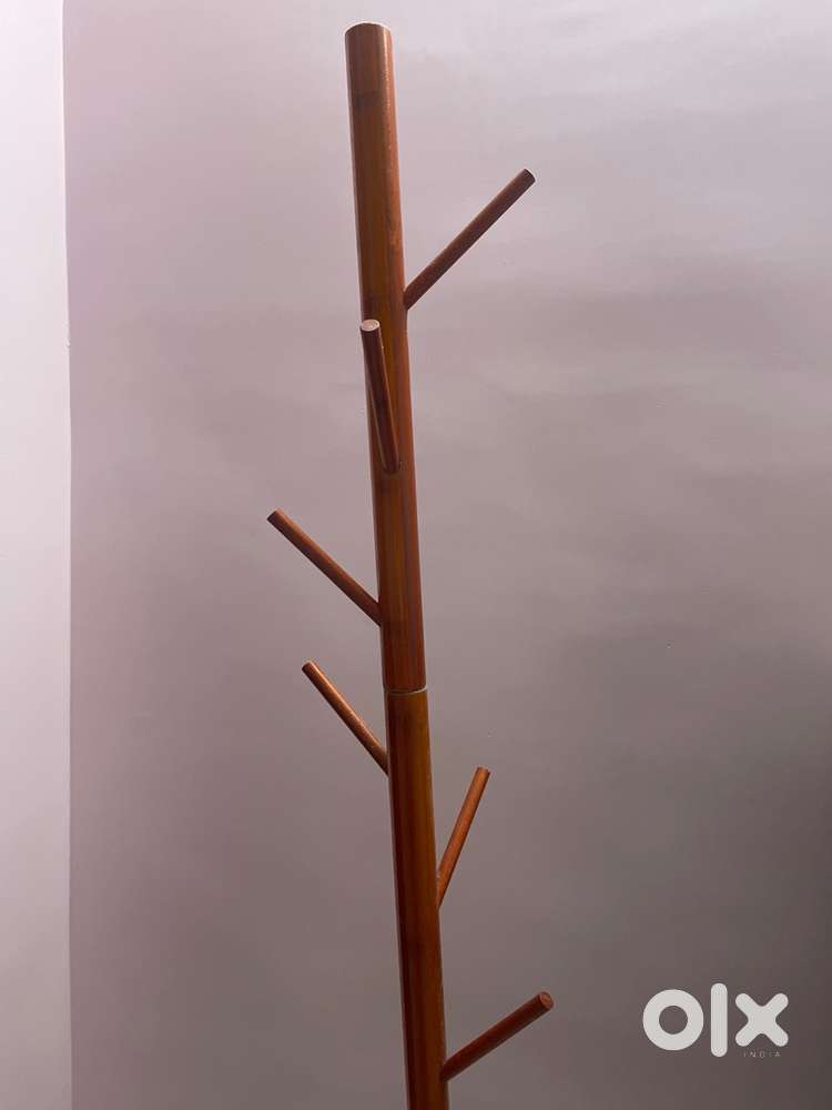 Bamboo coat rack