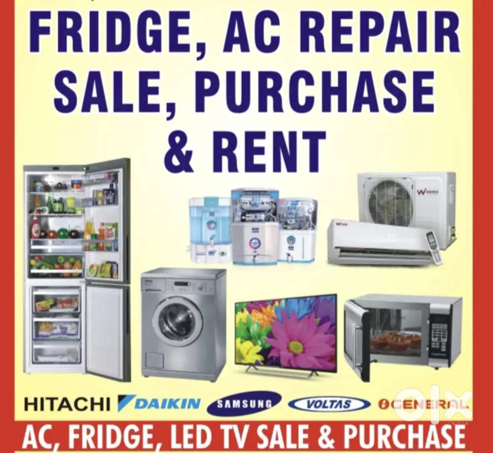 Washing fridge repair rent sale Good condition
