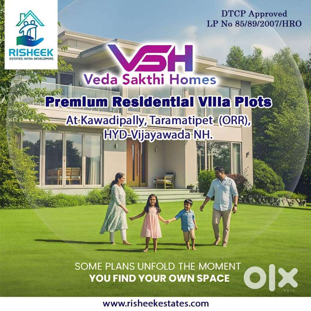 HMDA Plots Near Taramatipet(ORR) Free Regristration & 100% Loan