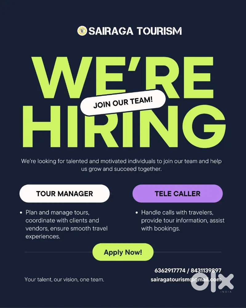 Need a 6+ months experienced Tele Caller