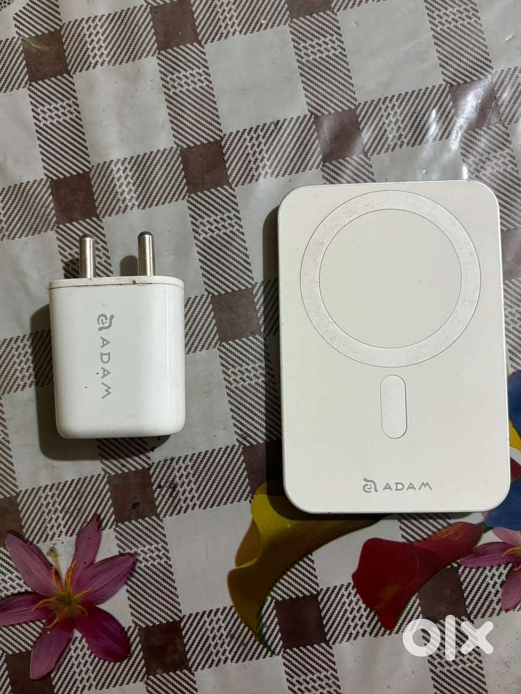 Apple charger and powrbank