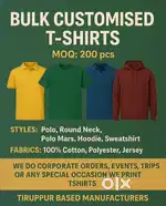 Bulk Customised T-Shirts for Corporates, Events & Trips