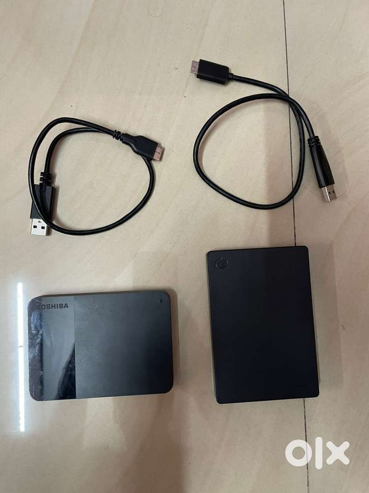 Two 1 TB Portable External Harddisks