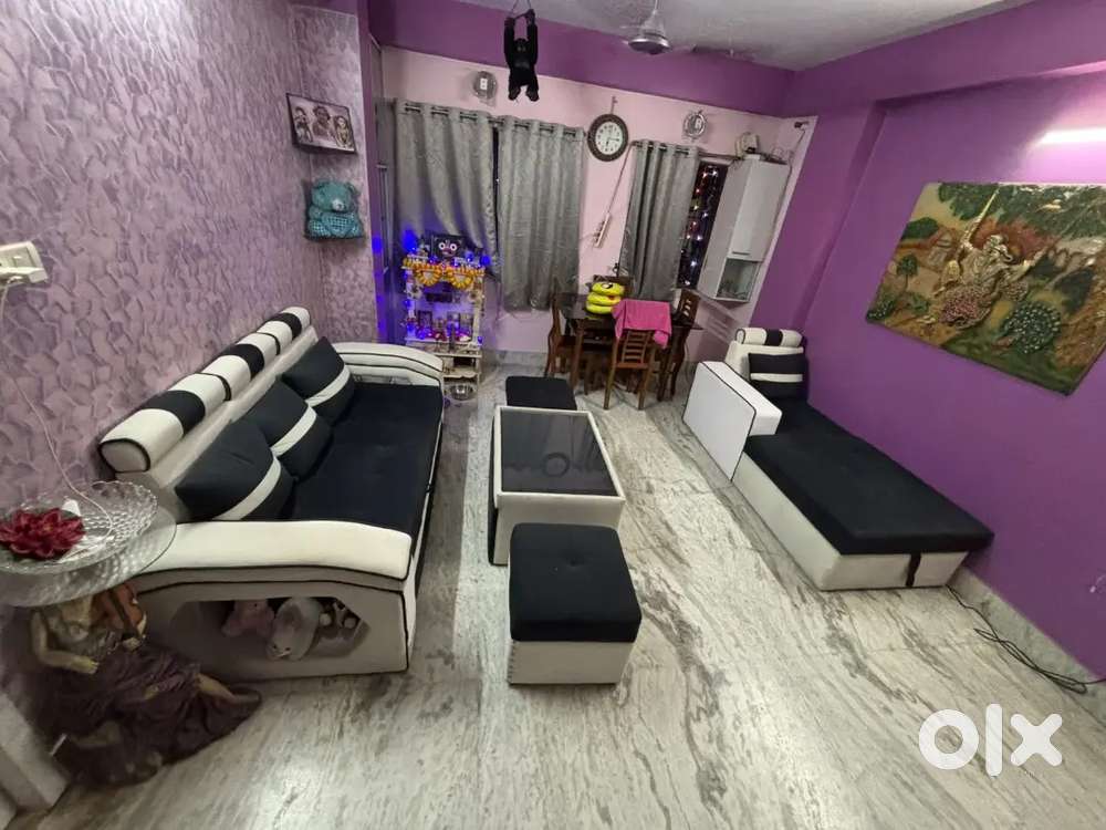 Sofa cum bed with couch