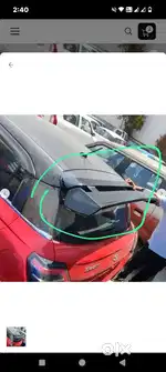 Swift 2018 monster spoiler abs plastic piano black
