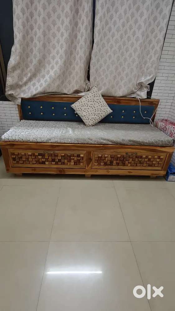 Wooden sofa