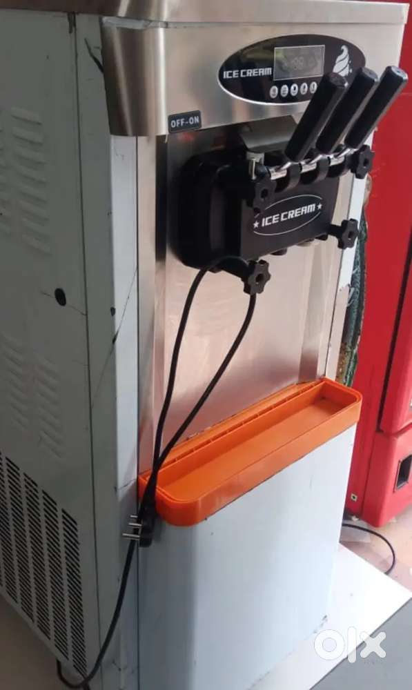 Softy icecream machine, pop corn and coffe machine