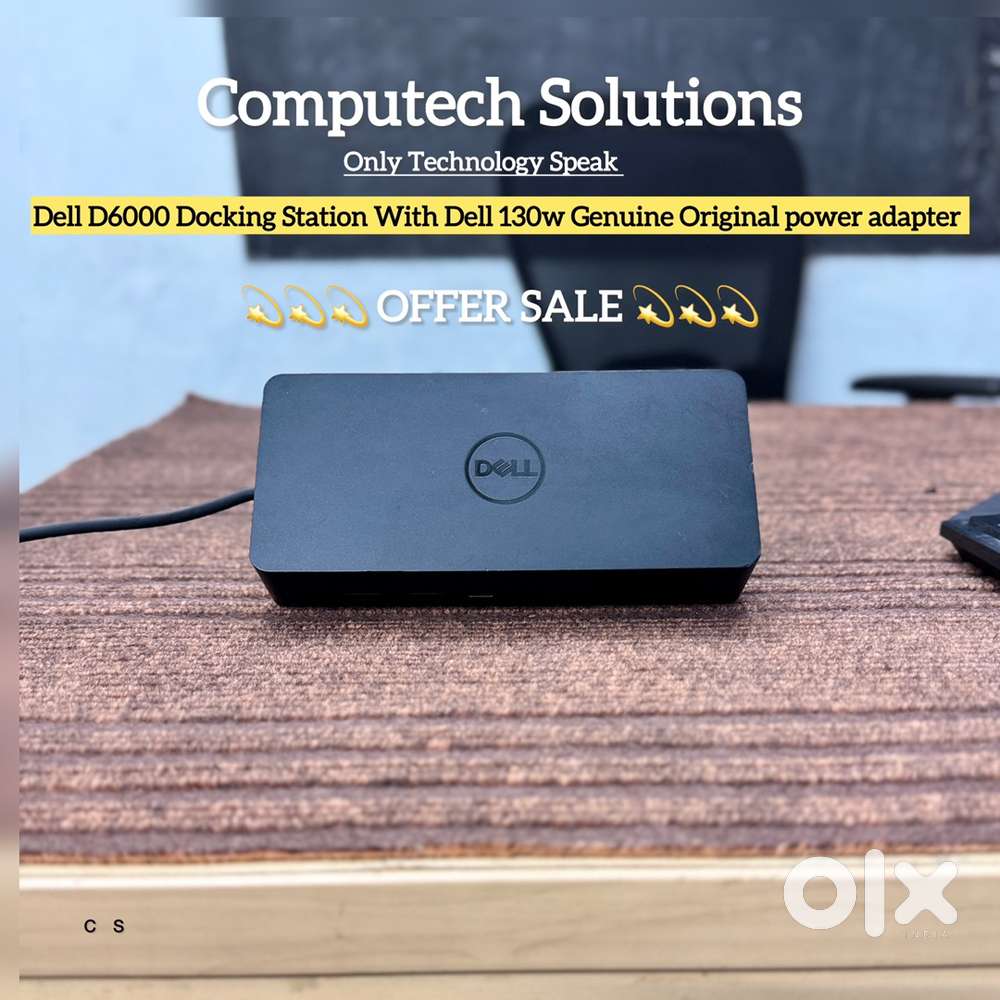 Dell D6000 Docking station supports both Mac and Windows