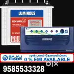 Exide Battery + Luminous Ups