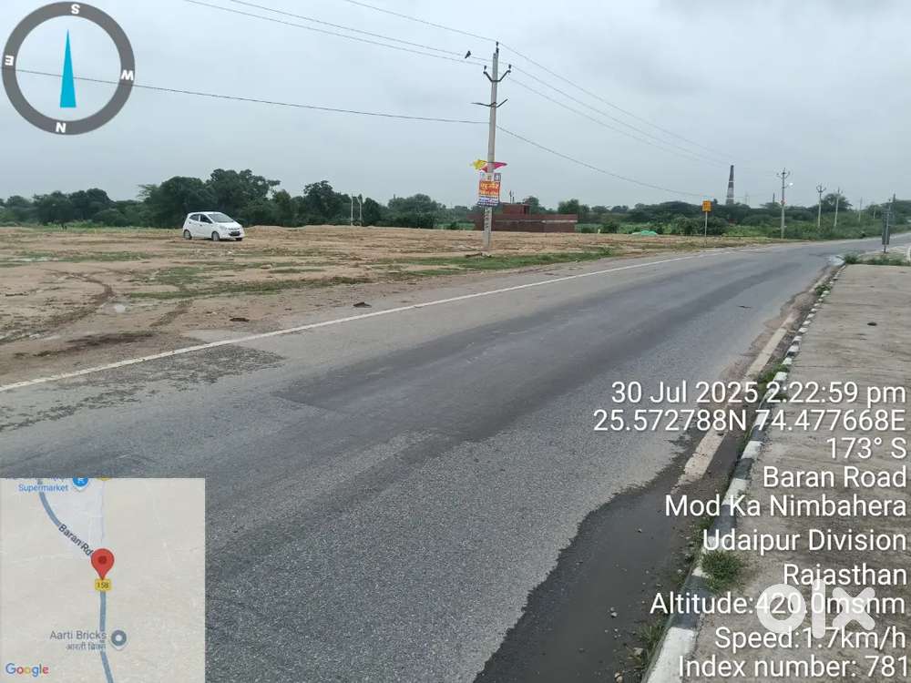 Mod ka nimbahera on road 330 front and parking asind megha highway