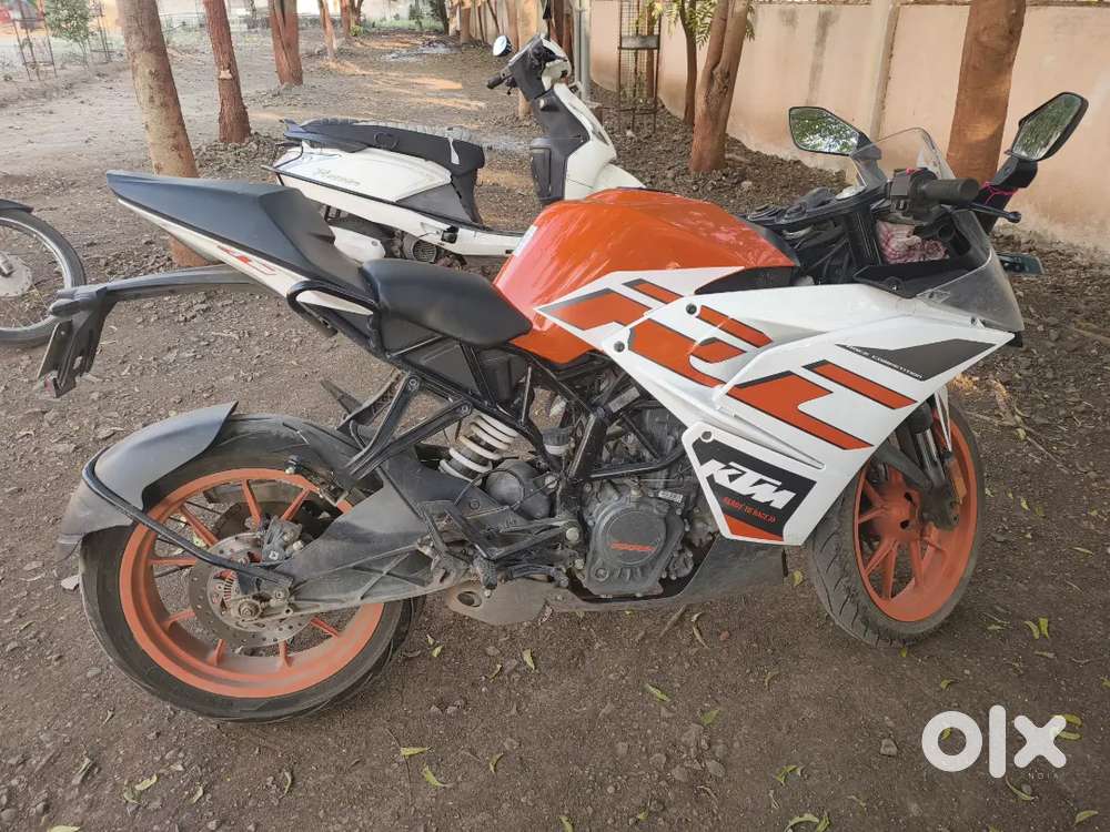 K.T.M. Rc125 orange colour