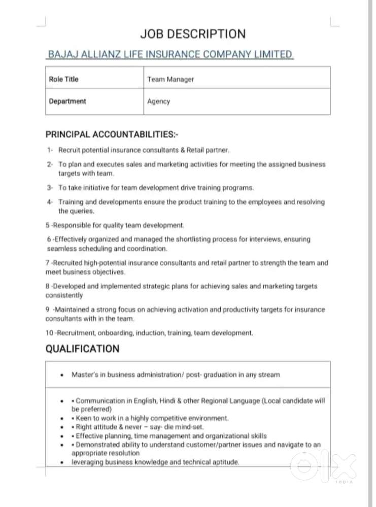 Team leader