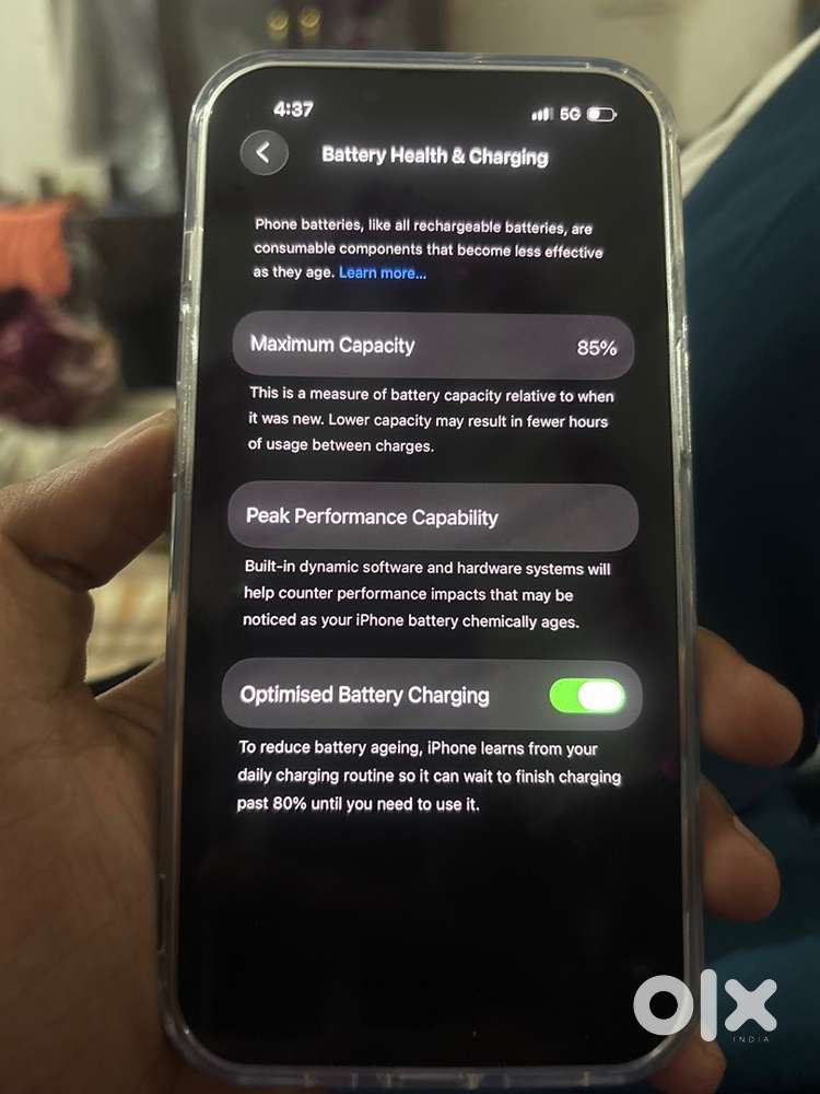 Iphone 13 85% battary health