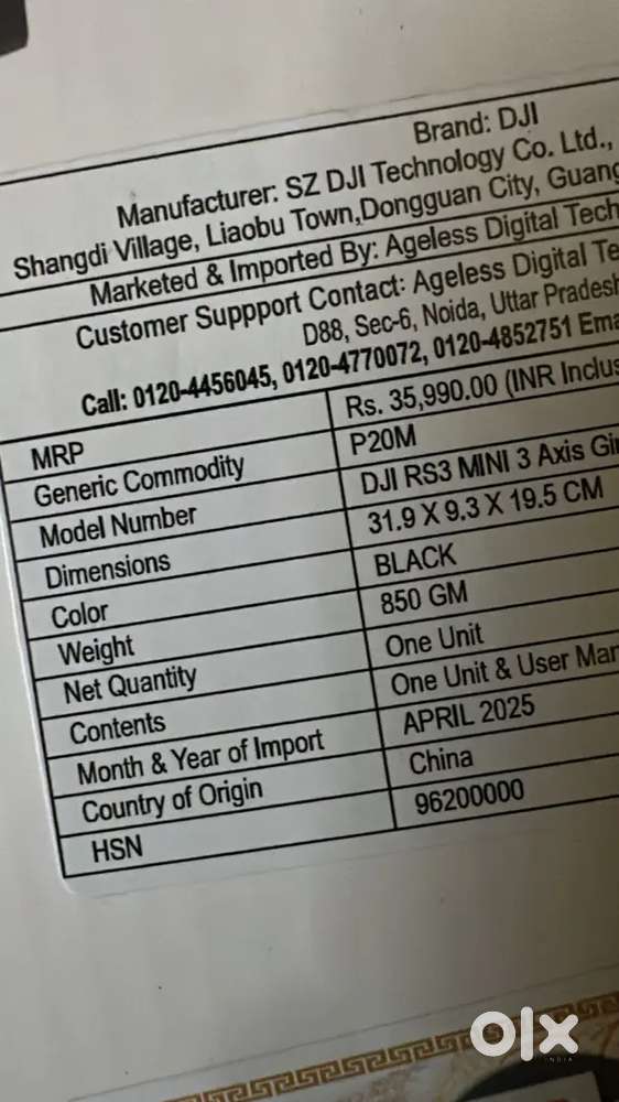 DJI RS MINI 3 CAMERA ND MOBILE GIMBAL