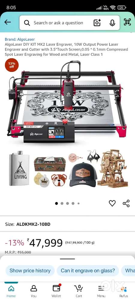 Algo laser diy kit MK2