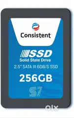 Consistent SSD 256GB 2.5 Inch SATA Internal SSD -Read: 550MB/s & Write