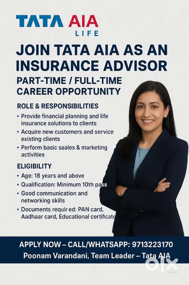 TATA AIA life insurance Adviser
