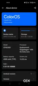 Oppo f21s pro